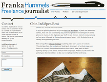 Tablet Screenshot of frankahummels.nl